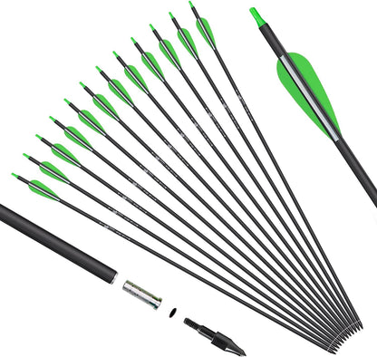 30" Carbon Arrows set 12 Pack