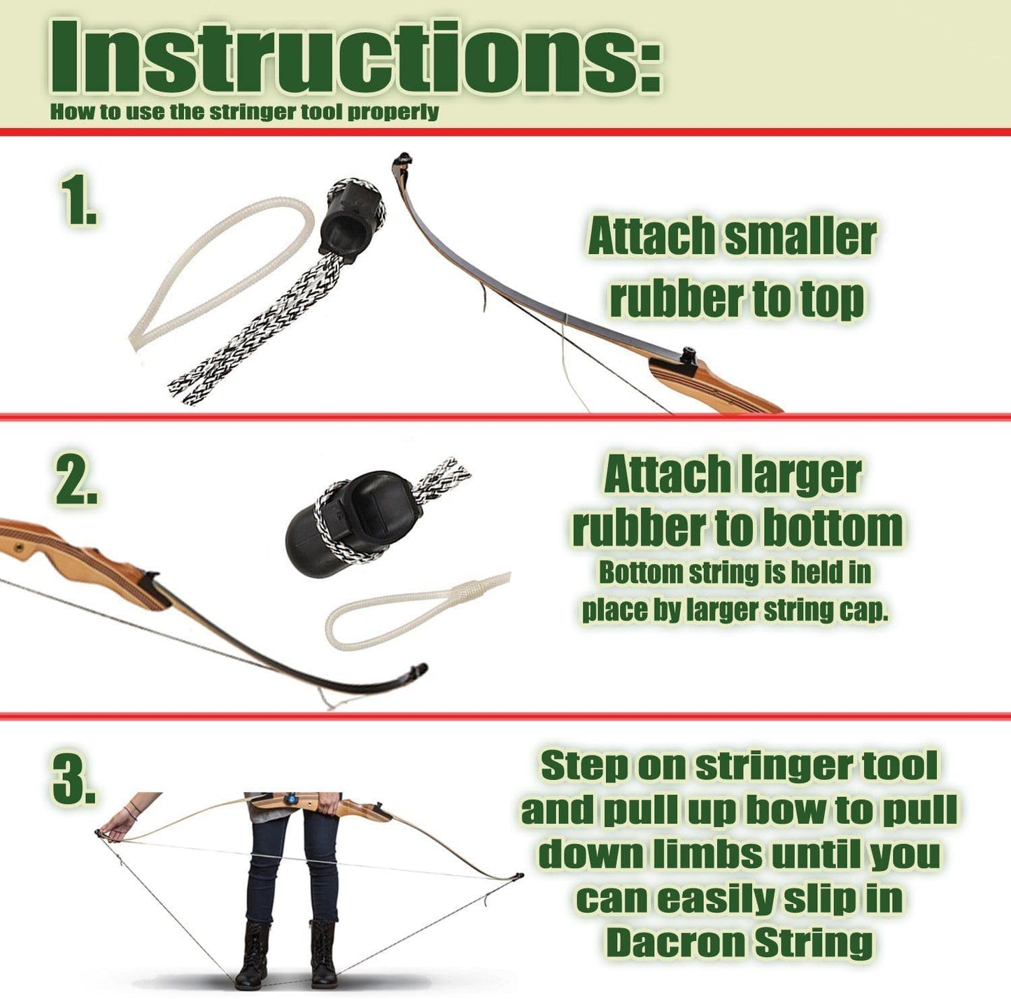 Recurve Bow Stringer Tool
